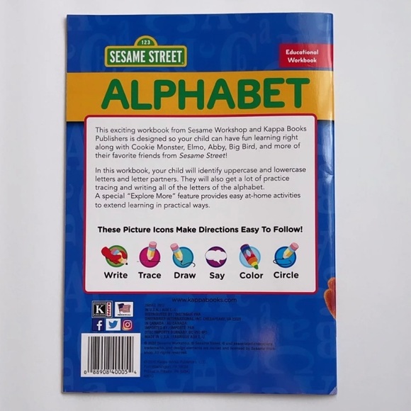 Sesame Street Alphabet with Bert & Ernie book - Picture 9 of 9